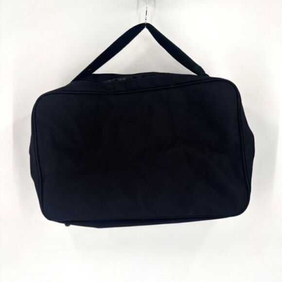 Hugo Boss Men’s Canvas Adjustable Strap Pockets Messenger Laptop Bag Black Large - Picture 2 of 10